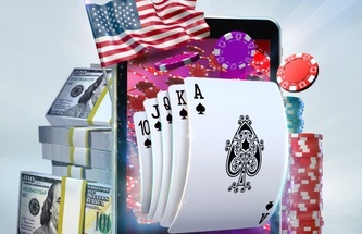 Royal Flush Poker hand on a mobile