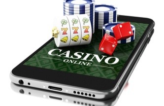 Casino on a mobile screen