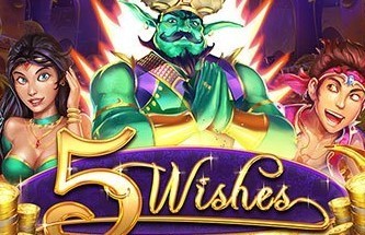 5 Wishes slot logo at Everygame Casino