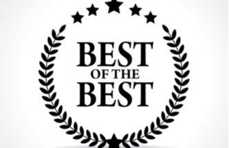 a black stamp that says Best of the Best on a white background