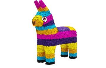 a colorful horse piñata 