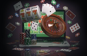 casino games coming out of the laptop