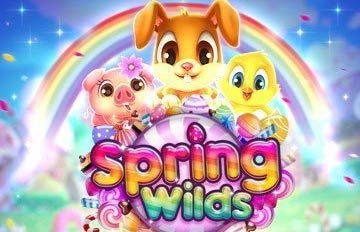 Spring Wilds slot logo