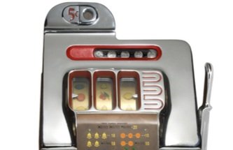 old-fashioned slot machine