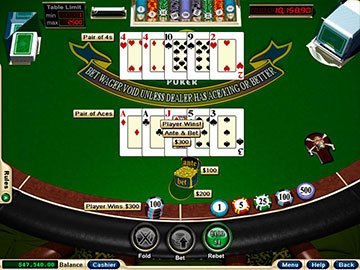 Caribbean Stud Poker Screenshot