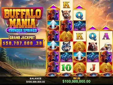 Buffalo Mania Thunder Springs screenshot