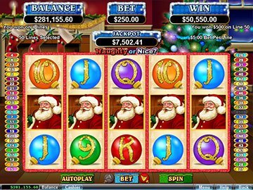 Naughty or Nice slot Screenshot